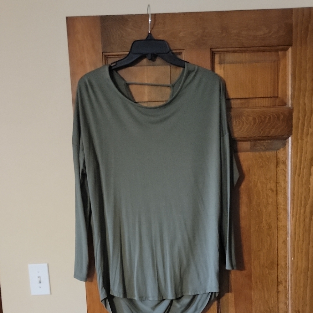 Olive Green Women's Top